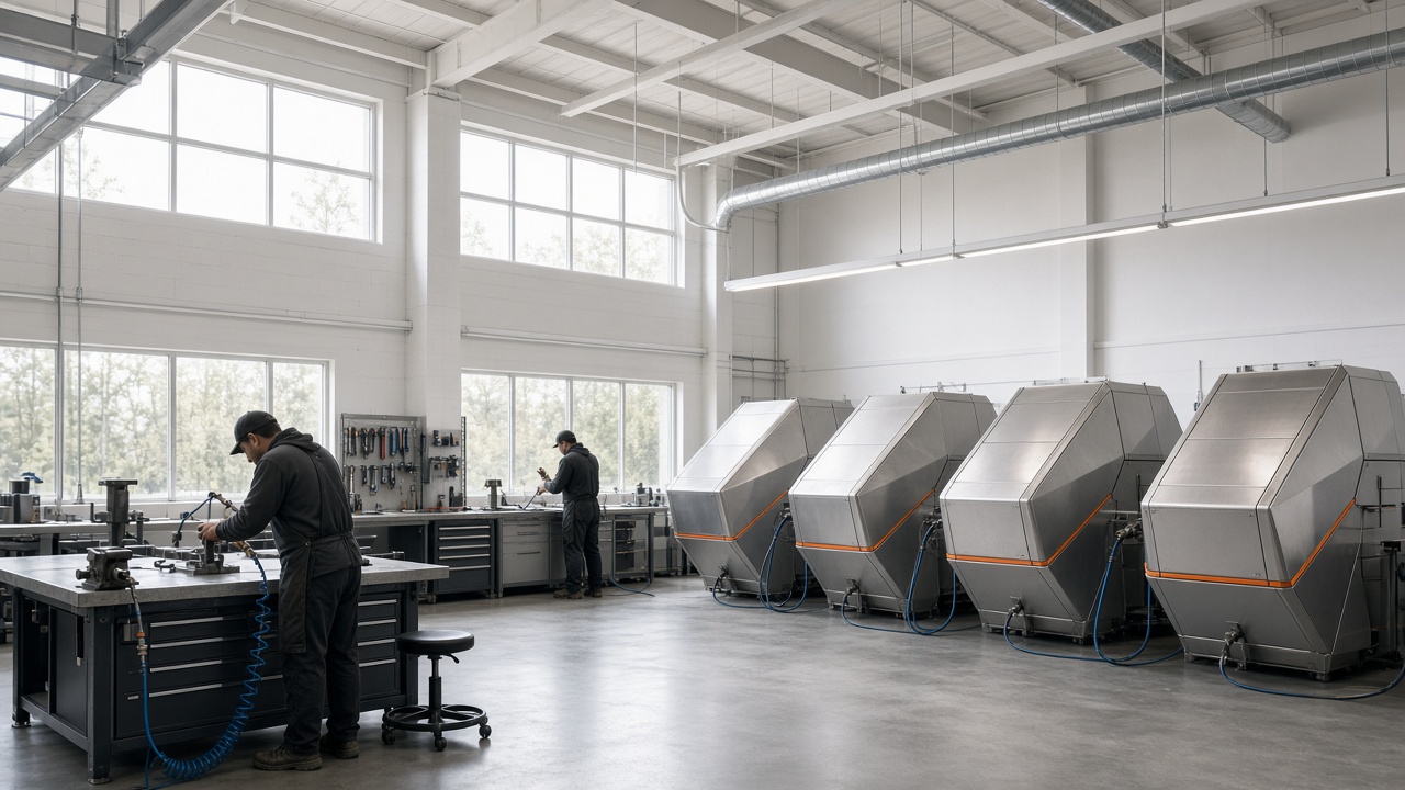 Workshop running multiple Continuous Motion compressors